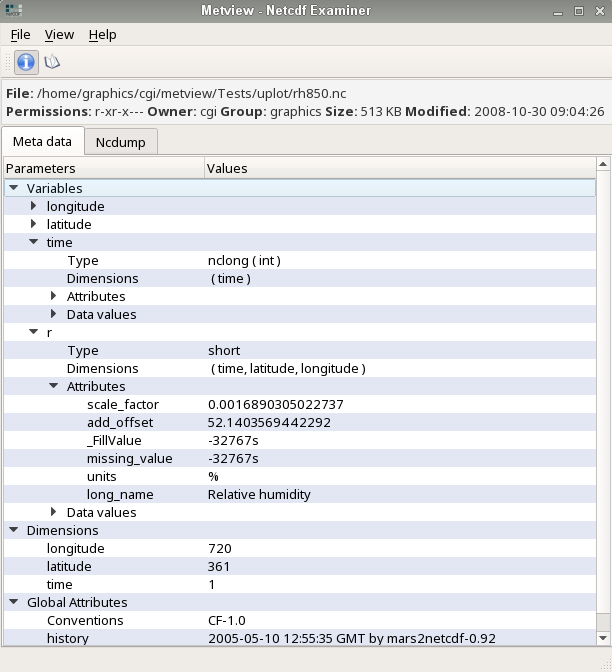 Metview > NetCDF Overview > mv-netcdf-examiner.png