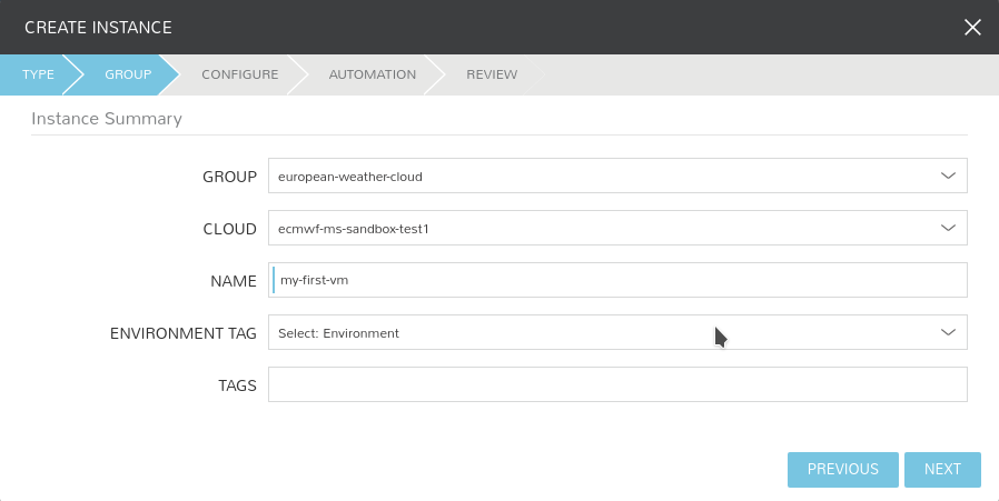 European Weather Cloud Knowledge Base > Provision a new instance - web > morpheus_provision_group.png