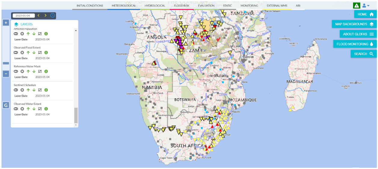 The GloFAS Map Viewer (GloFAS-IS)