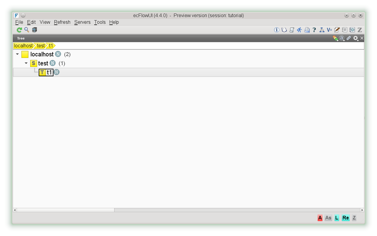 ecFlow > Using ecflow_ui > ecflow_ui_start2.png